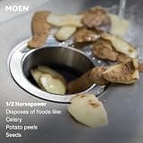 Moen Prep Series PRO GXP50C 1/2 HP Compact Continuous Feed Garbage Disposal