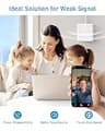 High Gain 5G & 4G LTE Cell Phone Signal Booster for Homes, RVs, and Metal Cabins