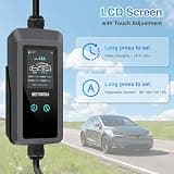 BETUMODA Level 1 & 2 EV Charger with Adjustable Current & Timer, 25-Foot Cord