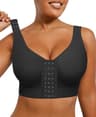 SHAPELLX Wireless Front Closure Posture Bra for Post-Surgical Recovery