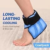 Comfpack Heel and Ankle Ice Pack Wrap for Targeted Plantar Fascia Pain