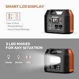 EnginStar 296Wh 300W Portable Power Station with 110V Pure Sine Wave AC
