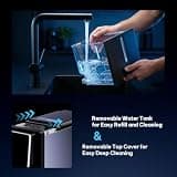 Silonn Auto Drop Countertop Nugget Ice Dispenser with Touchless Design