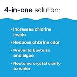 HTH Pool Care Shock Advanced, 4-in-1 Cal-Hypo Formula for Crystal Clear Water, 12-Pack