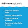 HTH Pool Care Shock Advanced, 4-in-1 Cal-Hypo Formula for Crystal Clear Water, 12-Pack