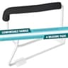Zipcase Stocking Donner Aid Tool with Smooth Vinyl Coating for Medium Calves
