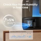 DREO 3-Liter Cool Mist Ultrasonic Humidifier with Essential Oil Tray Support