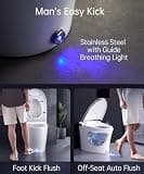 EPLO iX7 MT Tankless Luxury Smart Toilet with Bidet, Dryer & Night Light