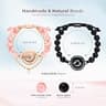 Totwoo Natural Healing Stone Smart Touch Bracelet for Long Distance Couples