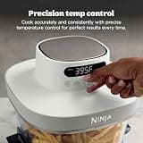 Ninja Crispi Pro 6-in-1 Glass Air Fryer in Bone with 6-Quart & 2.5-Quart Bowls