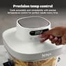 Ninja Crispi Pro 6-in-1 Glass Air Fryer in Bone with 6-Quart & 2.5-Quart Bowls