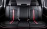 Carlimeki Fully Covered Leather Custom Fit Seat Covers for Toyota Tacoma