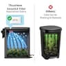 iTouchless 3-Gallon Stainless Steel Pet Waste Bin with AbsorbX Odor Filter