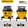 DEWALT STEALTHSONIC 6-Gallon Poly Ultra Quiet Wet/Dry Shop Vac, 5 Peak HP
