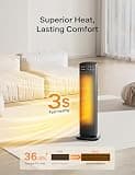 Pelonis 23-Inch Ceramic Tower Space Heater with Digital Touch Controls