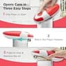 Kitchen Mama Auto Electric Handheld Can Opener with Smooth Edge Side-Cut