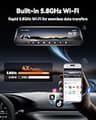 WOLFBOX G930 10-inch 4K Mirror Dash Cam