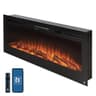 Touchstone Sideline 50-Inch Smart Recessed Wall Mounted Electric Fireplace