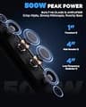 Ehaho 25-Inch UTV Soundbar with 500W Class-D Amplifier and RGB Lights