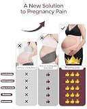 Momcozy CozySupport Ergonest Seamless Maternity Belly Band for Posture