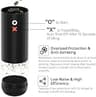 Nuttii Portable Electric Conical Burr Coffee Grinder with Auto-Reverse
