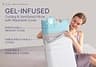 Cooling Gel Solid Block Memory Foam King Pillow With Bamboo Viscose Cover