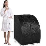 Portable Infrared Steam Sauna Tent with 160-LED Panel Red Light Therapy