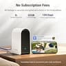 ANSQUE 2K Solar Wireless Outdoor Security 4-Camera System with Homebase Extender