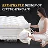 DOWNCOOL 3-Inch Quilted Memory Foam Mattress Topper with Mesh Sides Queen