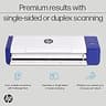 HP HPPS200 Compact Desktop Duplex Document Scanner with Foldable Auto-Feed Tray