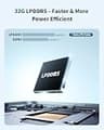 Getorli Mini PC with AMD Ryzen 7 6800H, Radeon 680M, 32GB LPDDR5 RAM & 1TB SSD