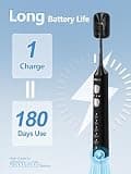 7MAGIC Sonic Electric Toothbrush with 180-Day Battery Life and 8 Heads