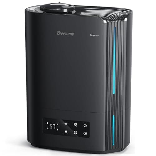 BREEZOME 6L Top Fill Cool Mist Humidifier with Built-In Essential Oil Diffuser