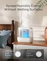 Dreo 4-Liter Top-Fill Ultrasonic Humidifier with Built-in Handle and Night Light