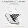 IVANKY 13-in-1 Mac Mini M4 Dock Stand with M.2 NVMe SSD Enclosure and 20W Power