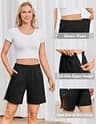 Deyeek Women's Tearaway Post Surgery Recovery Shorts with Locking Zipper