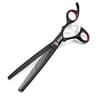 Professional 7-Inch 4-Piece Dog Grooming Scissors Set for Thick Coat Types