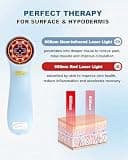 LLLT Cold Laser Therapy Device for Humans & Pets with a Magnetic Cover