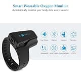 Wellue O2 Finger-Ring Pulse Oximeter with Continuous Tracking and Alerts