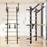 PreGymnastic Adjustable Steel and Wood Stall Bars for Home Strength Training