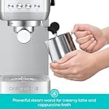 CASABREWS 3700 Essential 20-Bar Espresso Machine with Steam Milk Wand