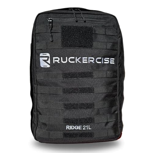 Ruckercise Ridge 21L Heavy-Duty Rucking Backpack for Substantial 90lb Loads
