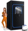 pikulLA 71-Inch Full-Size Portable Steam Sauna Box with 3L Generator