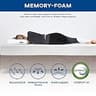 FDW 10 Inch Queen Size Ventilated Gel Memory Foam Mattress with Washable Cover
