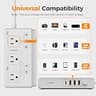 TESSAN 7-in-1 2000W Travel Voltage Converter and Plug Adapter Combo Unit