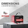 Dumfume 12V 150Ah High-Capacity Group 31 Lithium Deep Cycle Marine Battery