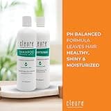 Cleure Volumizing Shampoo & Hydrating Conditioner Set, Fragrance-Free, 12 oz