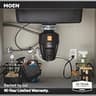 Moen EX75C Host Series 3/4 HP Garbage Disposal with SoundSHIELD & Express Mount