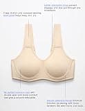 SYROKAN Women's Max Control High Impact Underwire Minimizer Sports Bra