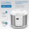 Buffalo Classic Rice Cooker with Buffalo Clad Stainless Steel Pot, 5-Cup